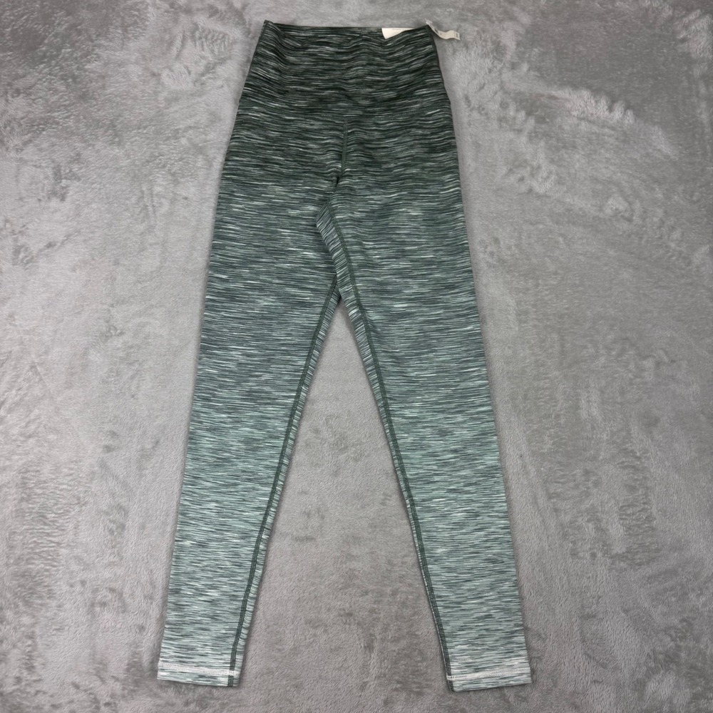 Aerie OFFLINE The Hugger Leggings Women's Small High Rise Green Space Dye NWT